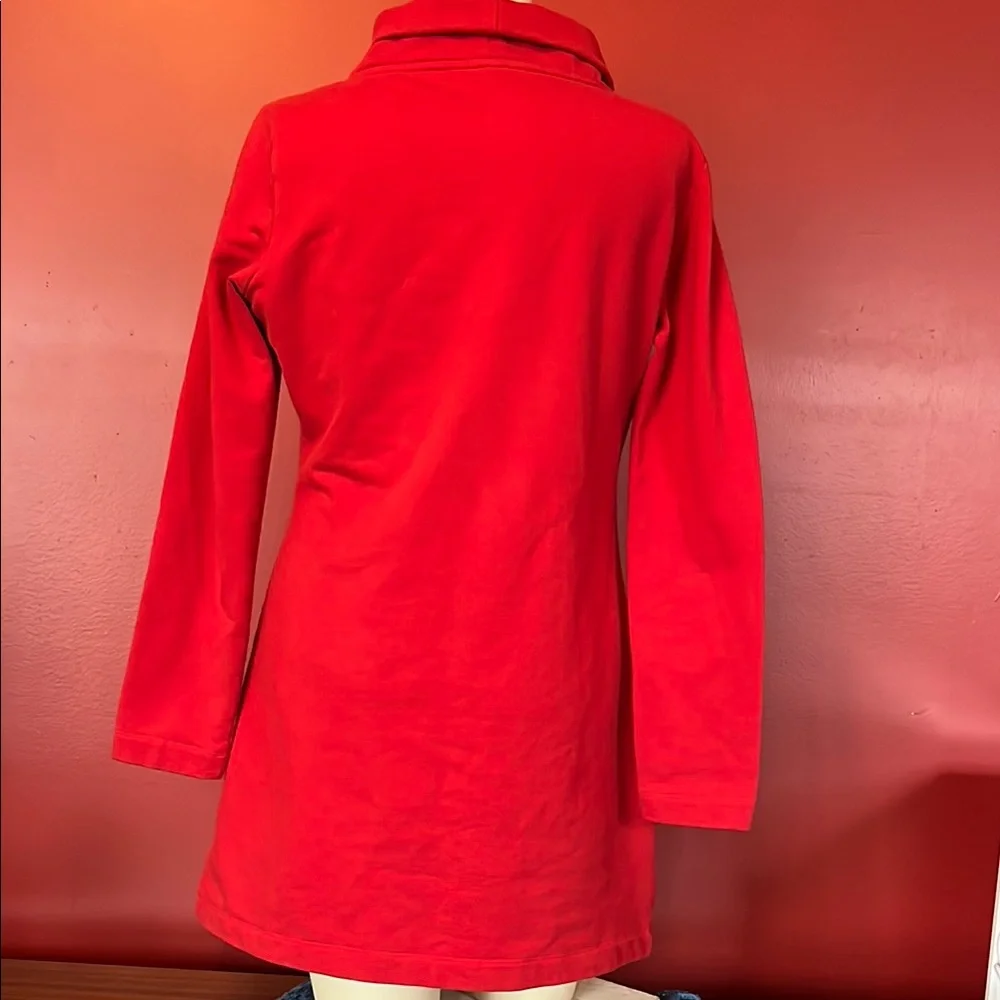 Lolé Red Long Sleeve Dress with Pocket - Picture 6 of 13